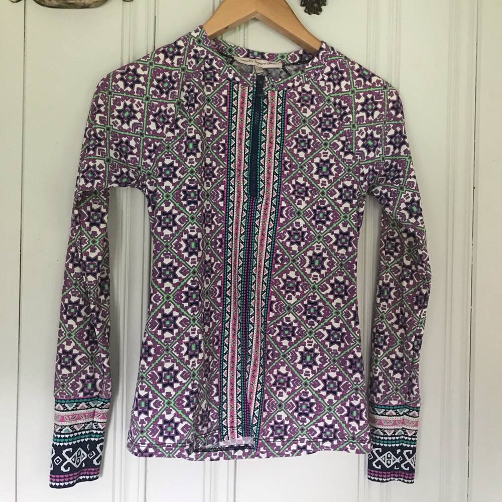 NANETTE LEPORE RASH GUARD